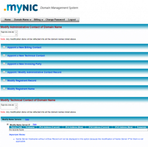 mynic .my backend management panel