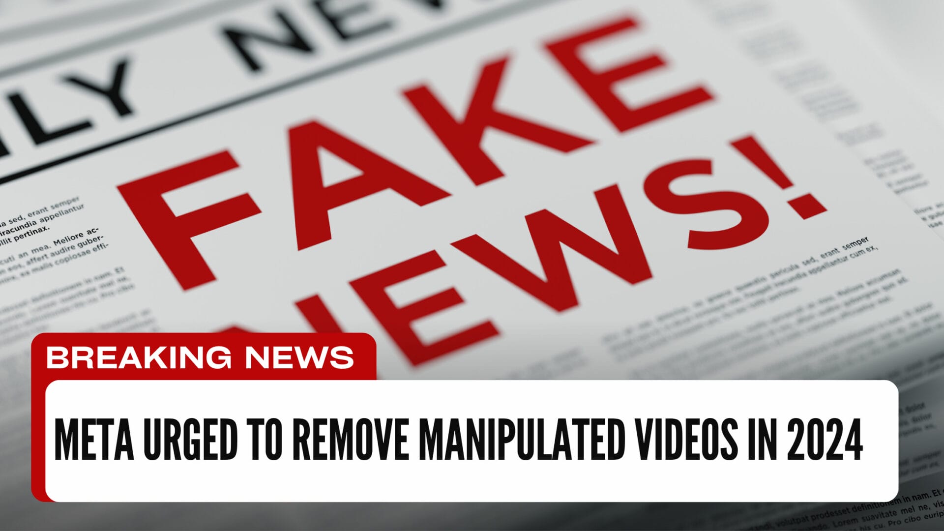 Remove Manipulated Videos