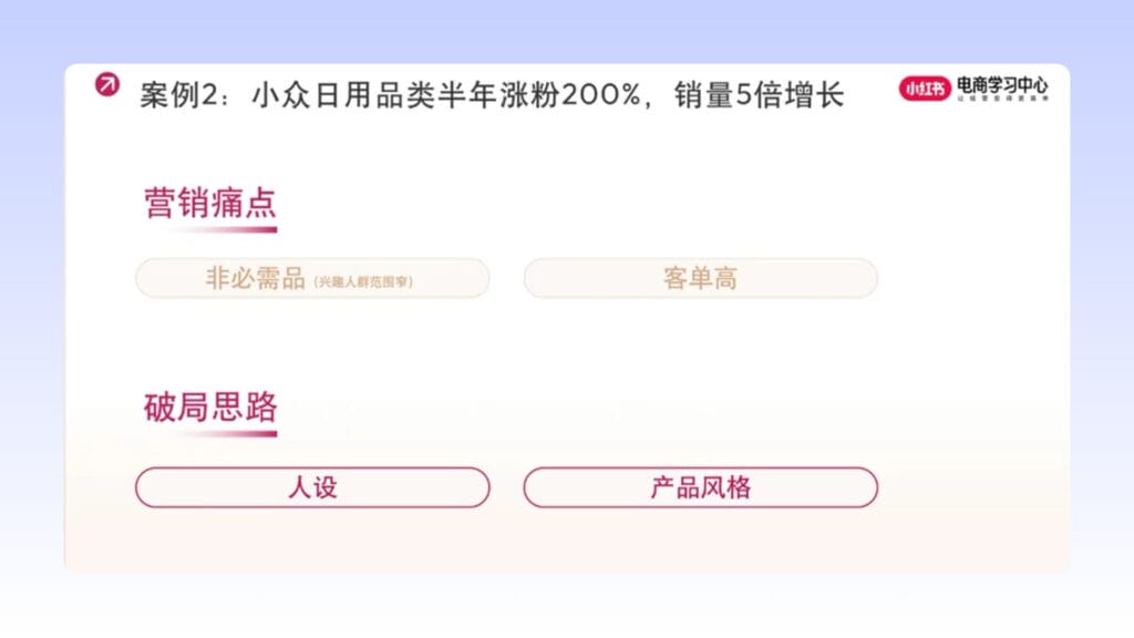 Niche Daily Needs Category Brand Xiaohongshu Marketing Case Study 2