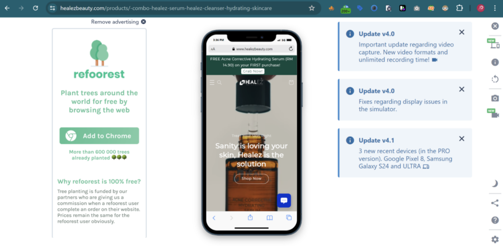 Check Mobile View of Website to adapt Google Mobile First Indexing