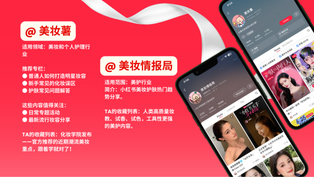 Beauty Products Field of Xiao Hong Shu Official Accounts 小红书OA

