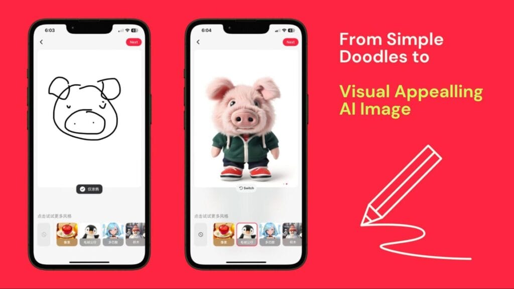 AI-Generated Image from Simple Doodles