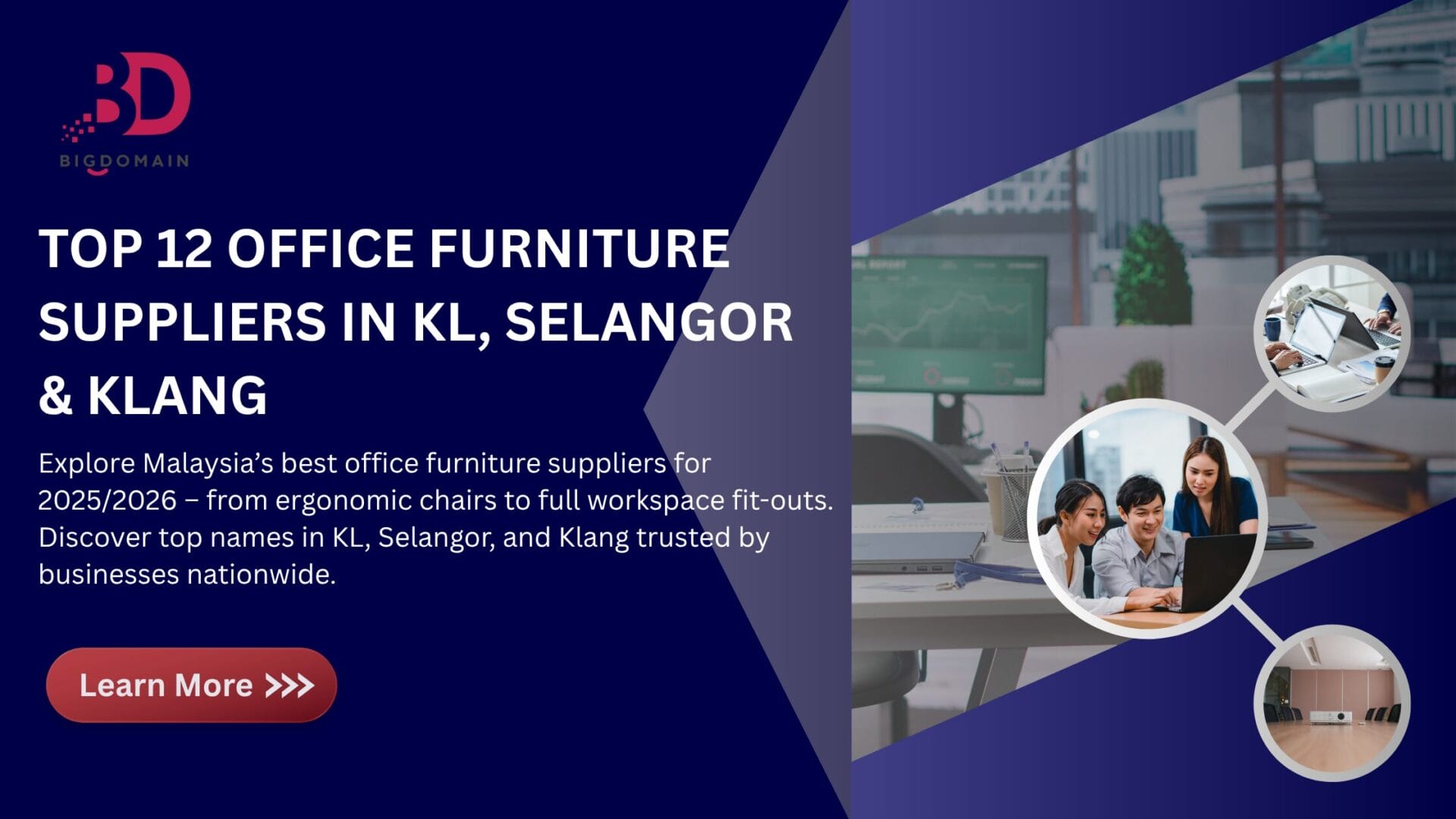Top 12 office furniture suppliers Selangor, Kl and Klang