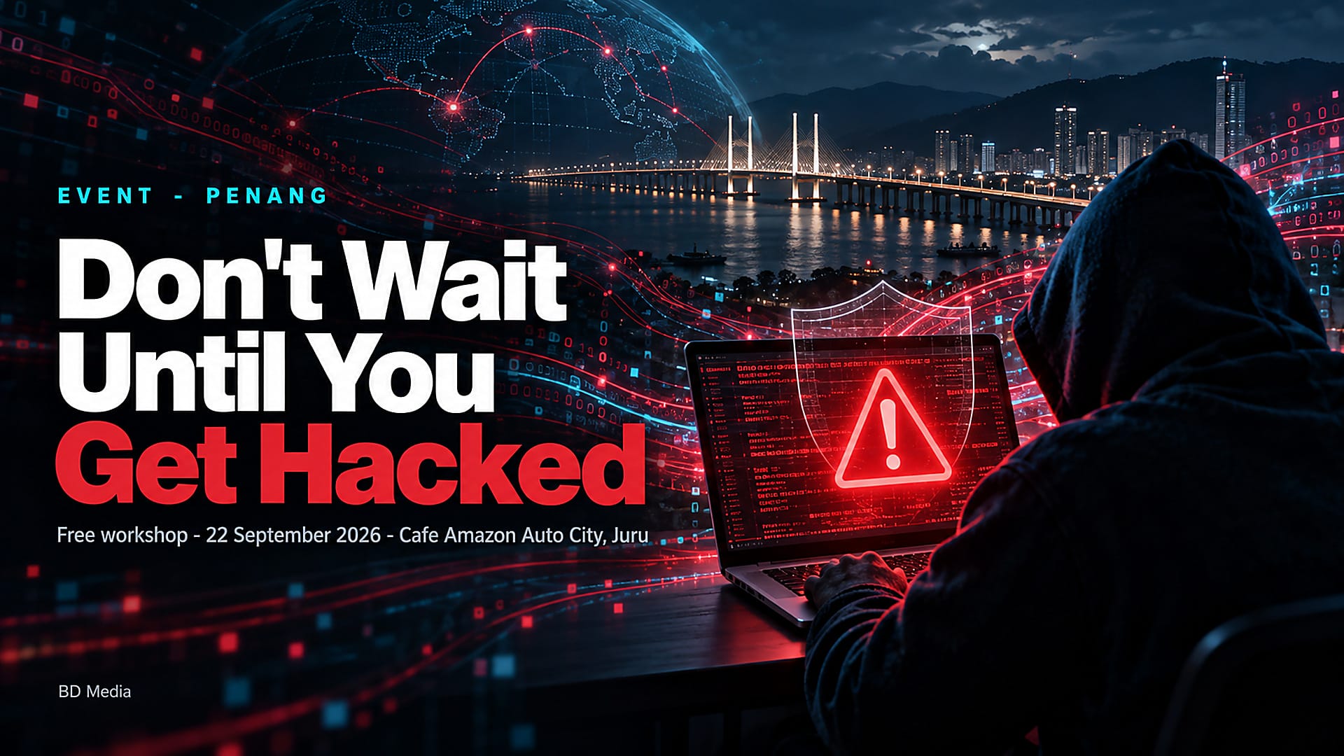 Cyber Attacks Don’t Give Warnings: Free SME Security Workshop in Juru on 22 September