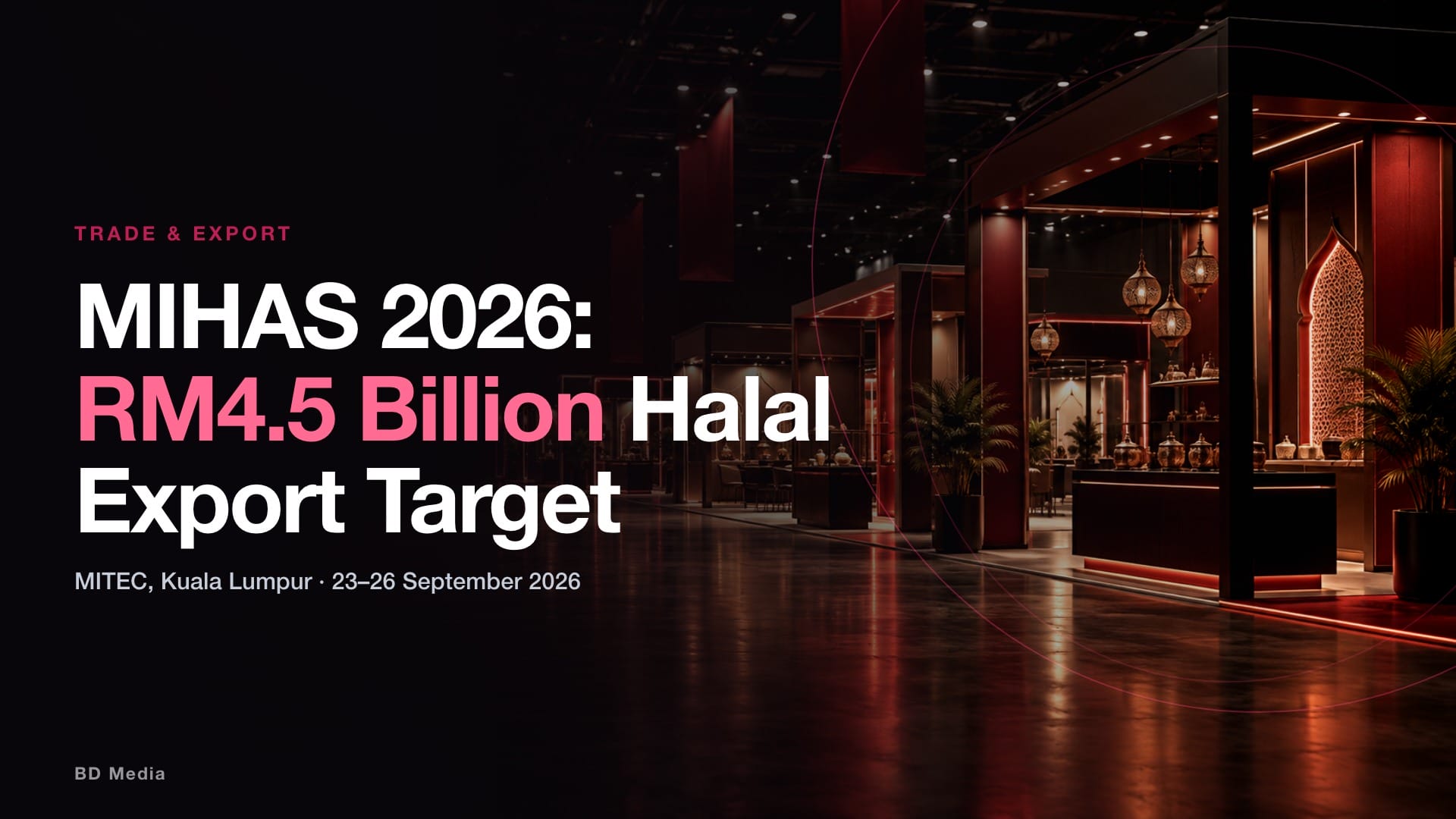 MIHAS 2026 Opens 23 September With a RM4.5 Billion Export Target