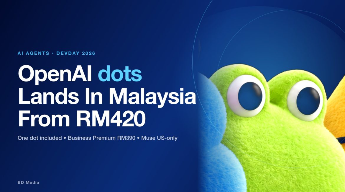 OpenAI dots cover - available in Malaysia from RM420 a month