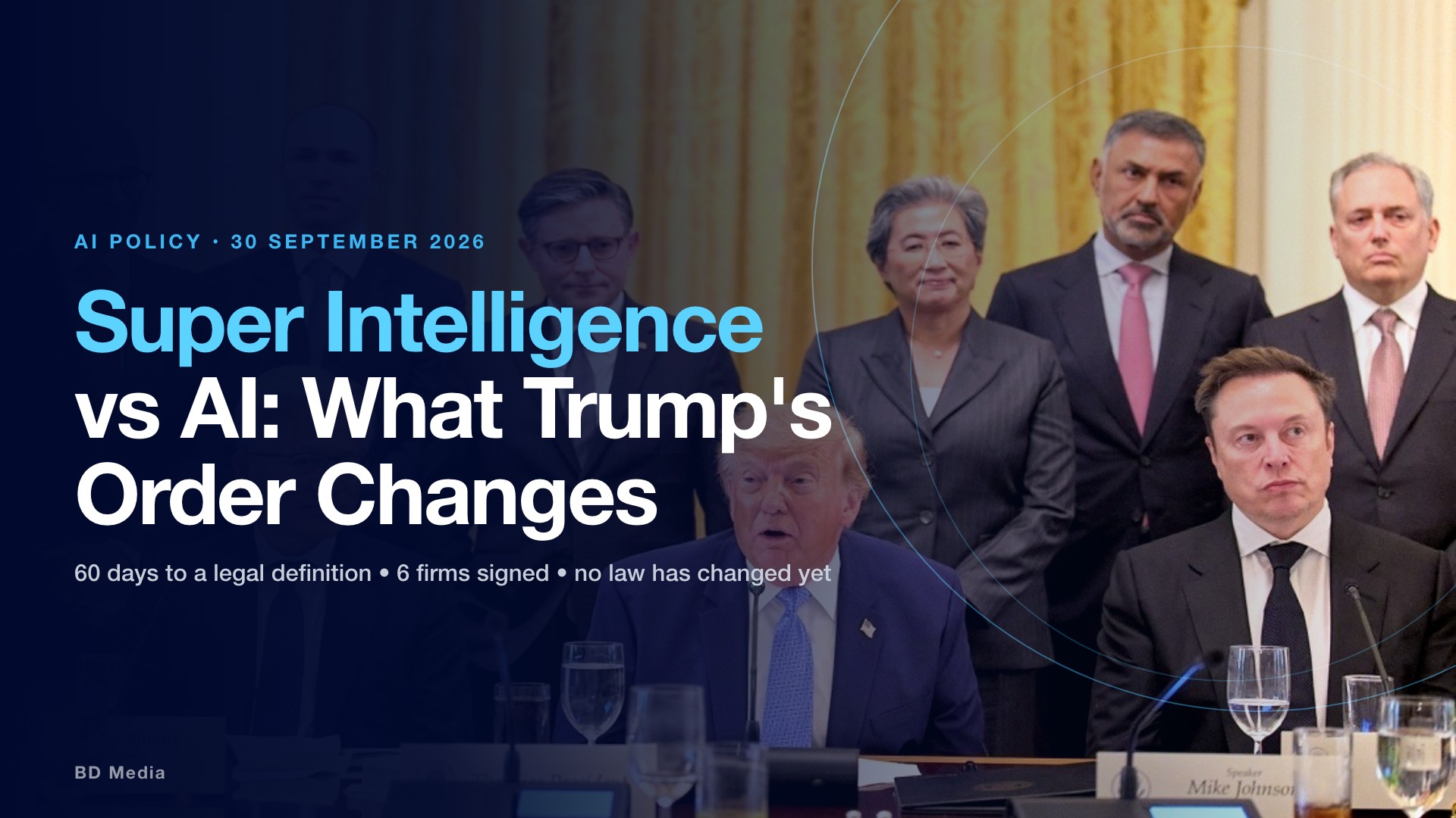 Super Intelligence vs AI: What Trump's Order Changes