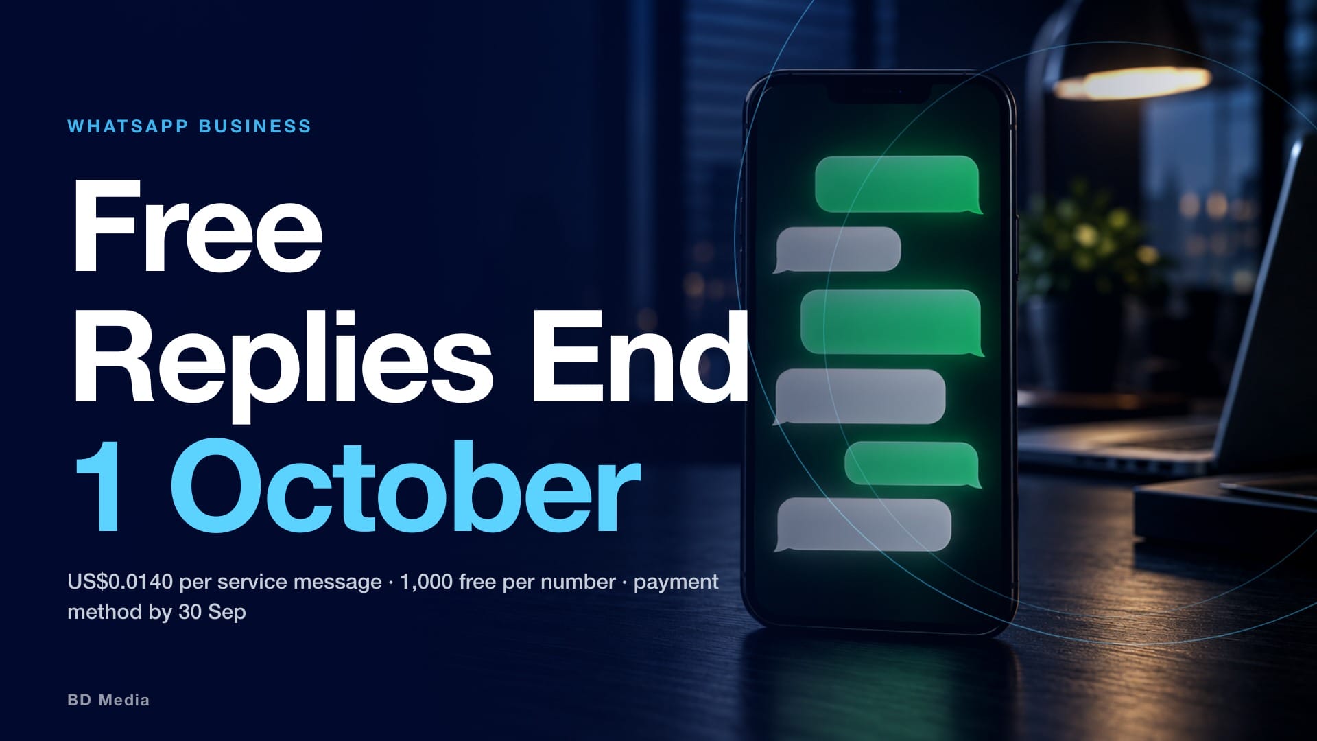 WhatsApp Service Replies Stop Being Free on 1 October: The Checklist