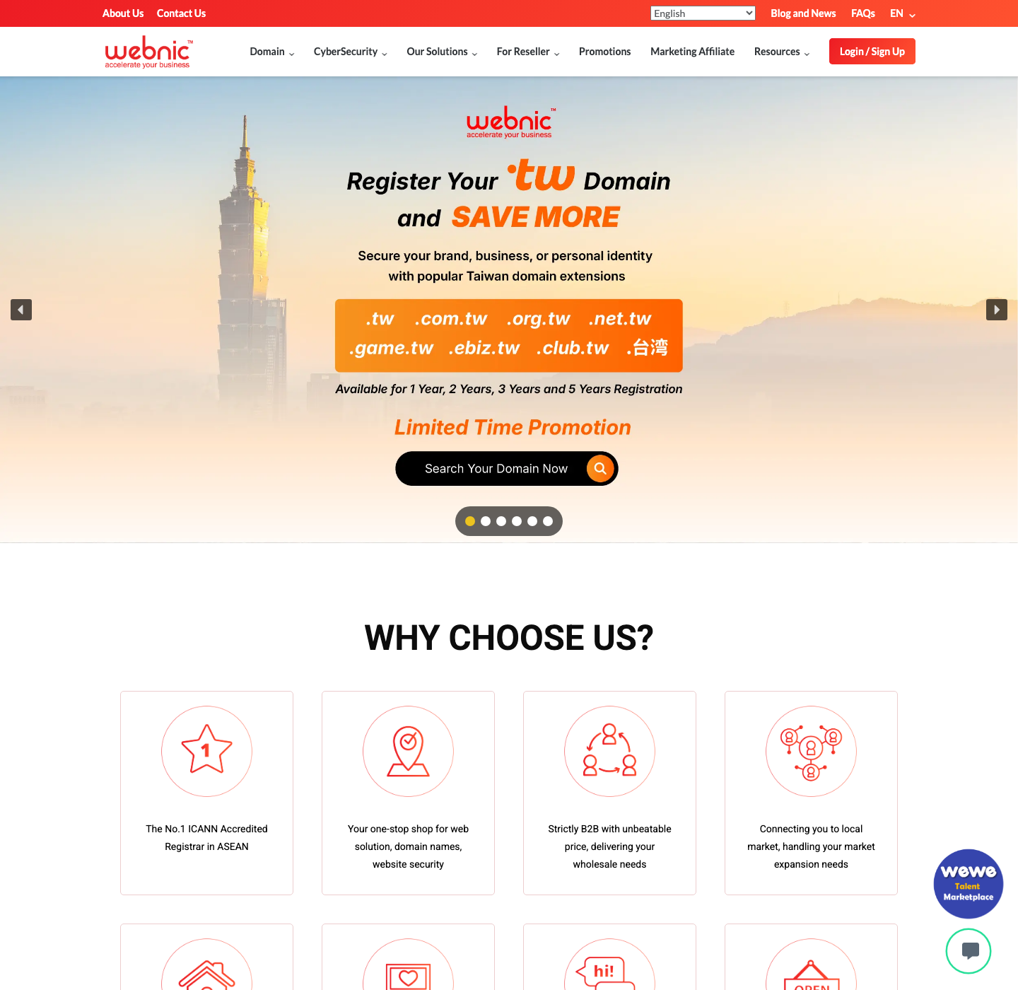 WebNIC, ICANN-accredited registrar