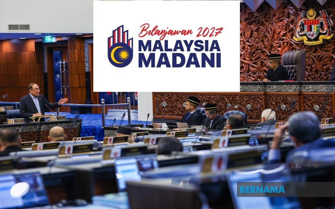 Prime Minister Datuk Seri Anwar Ibrahim at the Dewan Rakyat despatch box