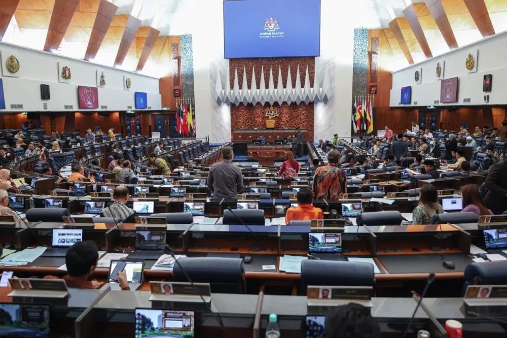 The Dewan Rakyat chamber, where Budget 2027 is tabled on 9 October 2026