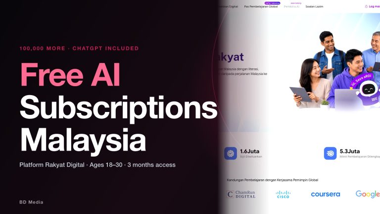 Free AI Subscriptions Malaysia: 100,000 More Under Budget 2027