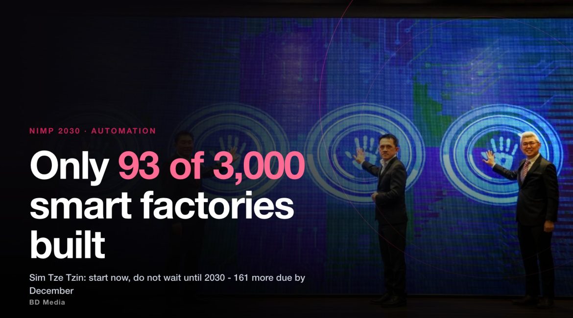 Smart Factory Malaysia: Only 93 Of 3,000 Target Built