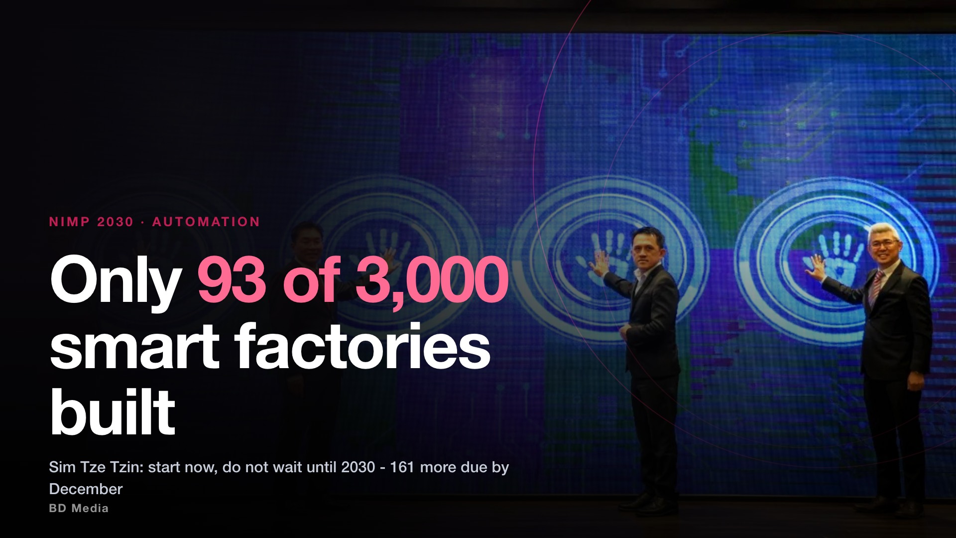 Smart Factory Malaysia: Only 93 Of 3,000 Target Built