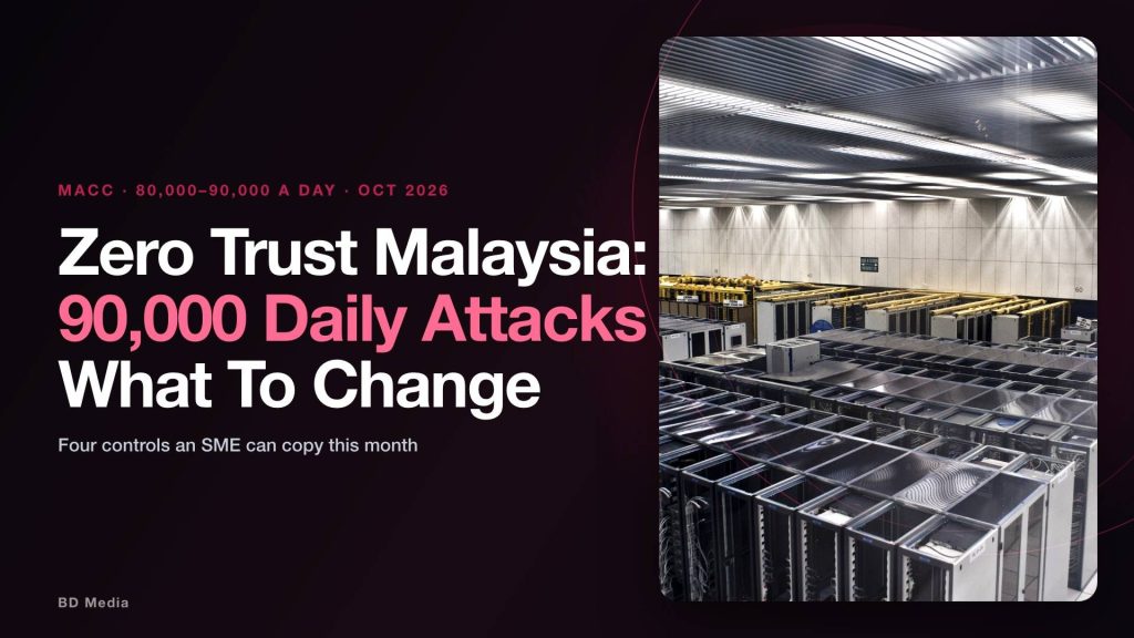 Zero Trust Malaysia: What MACC’s 90,000 Daily Attacks Should Change At Your SME