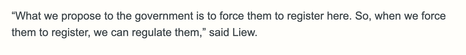 The Edge Malaysia quote from SMEAM on the e-commerce law revision, including the call to force cross-border platforms to register here