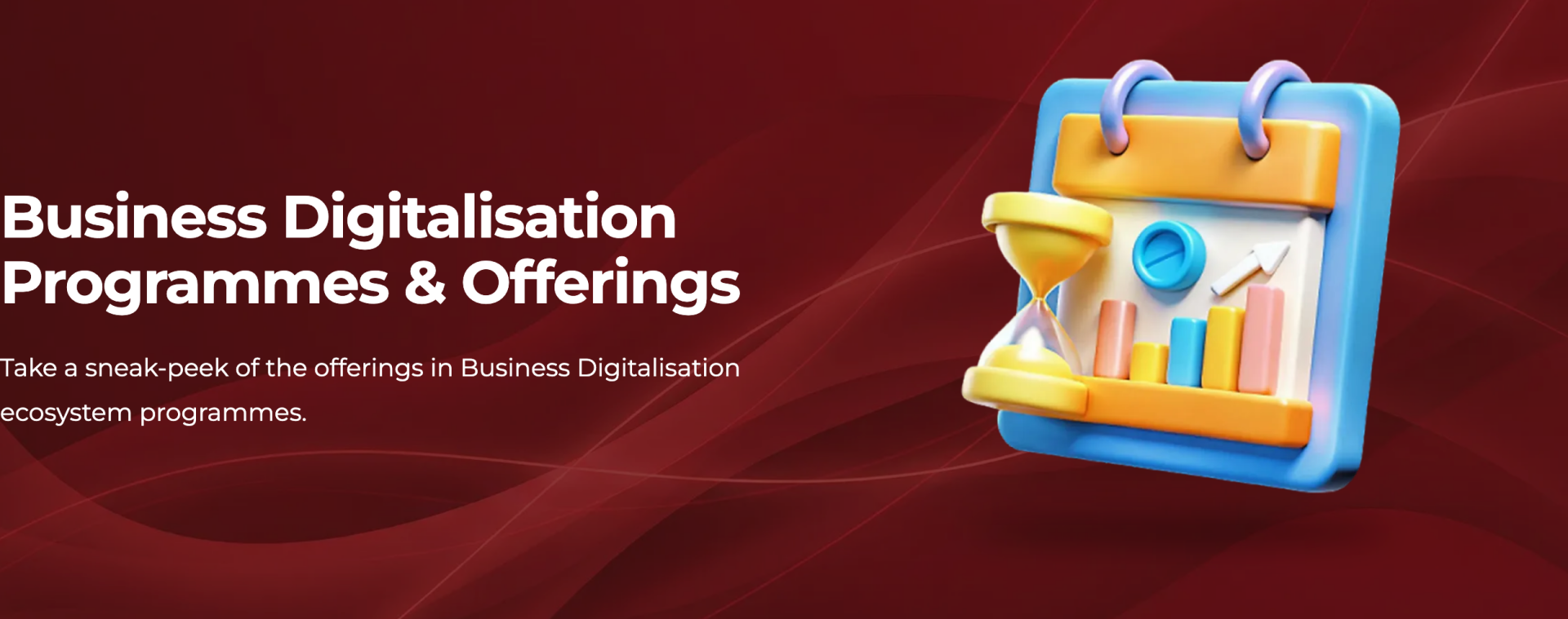 MDEC Business Digitalisation Initiative offerings page showing the support MDEC provides to businesses