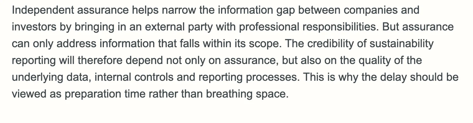 The Edge Malaysia report, showing the passage containing "preparation time rather than breathing space"